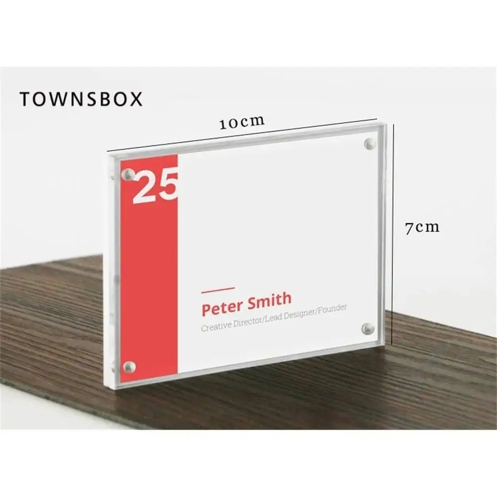 5Pcs Adhesive Wall Mounted Card Holder Trasparent Acrylic Photo Frames Flat Magnetic Sign Holder
5Pcs Adhesive Wall Mounted Card Holder Trasparent Acrylic Photo Frames Flat Magnetic Sign Holder