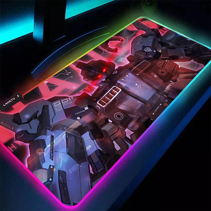 RGB LED Mechanical Warrior Gundam Mouse Pad Rubber Mousepad Computer Gaming Accessories Keyboard Pad Decoracion Desk Mouse Mat
RGB LED Mechanical Warrior Gundam Mouse Pad Rubber Mousepad Computer Gaming Accessories Keyboard Pad Decoracion Desk Mouse Mat