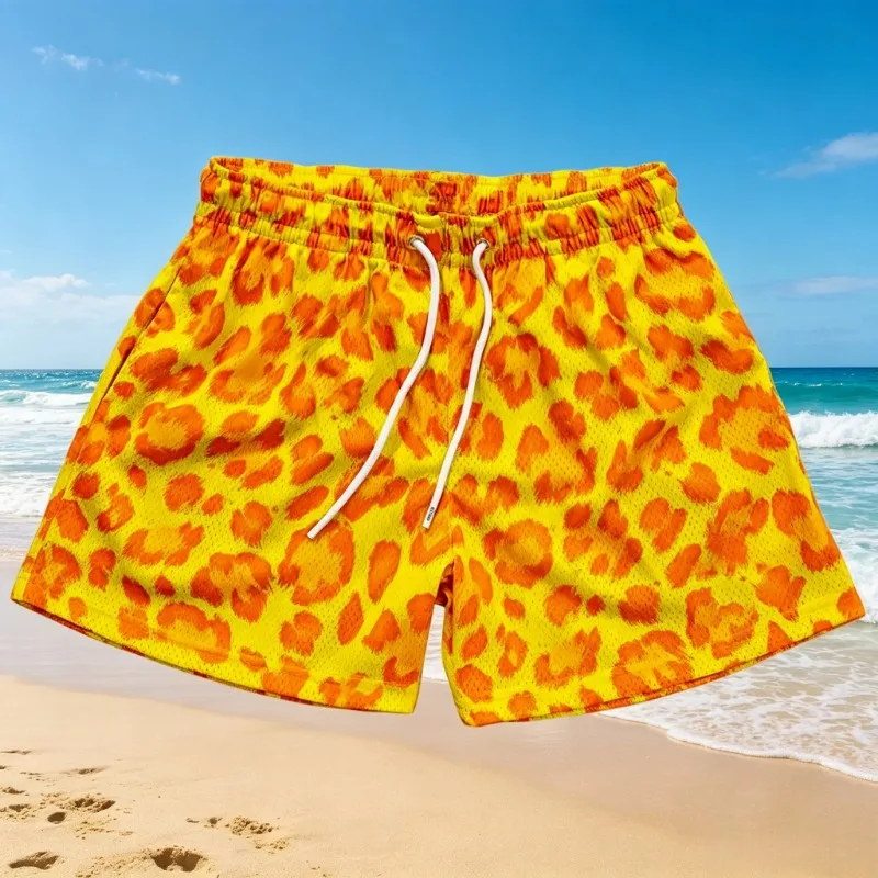 2026 Summer Men's Shorts Leopard Print Beach Pants Men Classic Floral Gym Shorts Sports Shorts Basketball Tranning Causal Shorts
2026 Summer Men's Shorts Leopard Print Beach Pants Men Classic Floral Gym Shorts Sports Shorts Basketball Tranning Causal Shorts