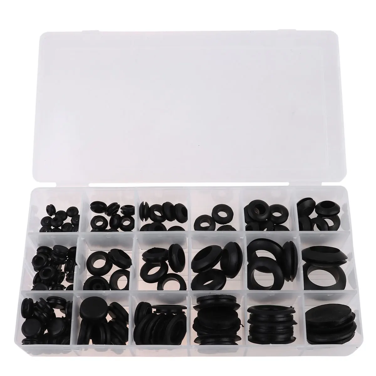 125pcs Rubber Seal Ring Gasket Black Double Sided Heat Resistant Elastic Car Door Window Appliance Bearing Pump Hardware
125pcs Rubber Seal Ring Gasket Black Double Sided Heat Resistant Elastic Car Door Window Appliance Bearing Pump Hardware