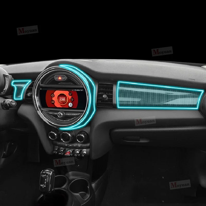 Пленка для панели приборной панели Mini Cooper S 2016-2023, наклейки для деталей интерьера автомобиля, защита экрана от царапин, пленка из ТПУ
Пленка для панели приборной панели Mini Cooper S 2016-2023, наклейки для деталей интерьера автомобиля, защита экрана от царапин, пленка из ТПУ