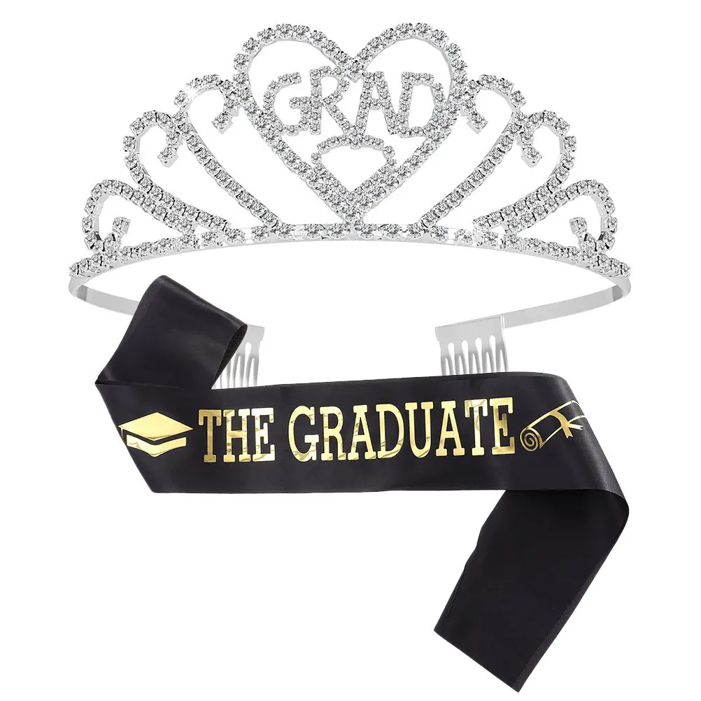 1Set Graduation Etiquette Belt Sash Hair Hoop Superior Material Party Celebration Supplies Graduation Party Decoration
1Set Graduation Etiquette Belt Sash Hair Hoop Superior Material Party Celebration Supplies Graduation Party Decoration