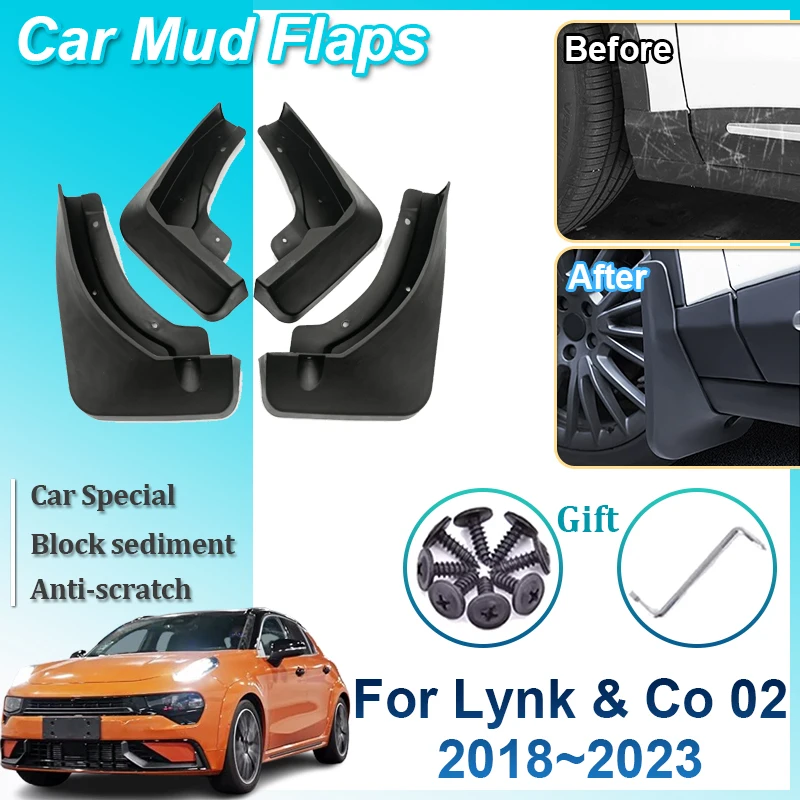 For Lynk & Co 02 2018 2019 2020 2021 2022 2023 Anti-splash Car Mudguards Front Rear Fender Wheel Covers MudFlaps Car Accessories
For Lynk & Co 02 2018 2019 2020 2021 2022 2023 Anti-splash Car Mudguards Front Rear Fender Wheel Covers MudFlaps Car Accessories