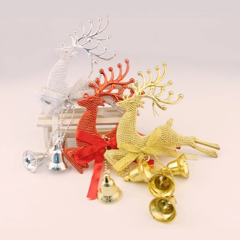 Christmas Deer Bell Pendant Decoration Festival Gift Home Shop Hotel Gold Silver Wall Hanging Christmas Tree Top Star Ornaments
Christmas Deer Bell Pendant Decoration Festival Gift Home Shop Hotel Gold Silver Wall Hanging Christmas Tree Top Star Ornaments