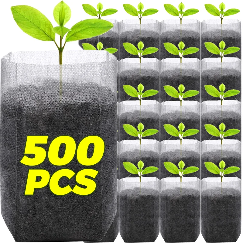 Biodegradable Nursery Grow Bags Plant Flower Bags Non-woven Seed Grow Pockets for Flower Vegetable Growing Home Gardening Tool
Biodegradable Nursery Grow Bags Plant Flower Bags Non-woven Seed Grow Pockets for Flower Vegetable Growing Home Gardening Tool