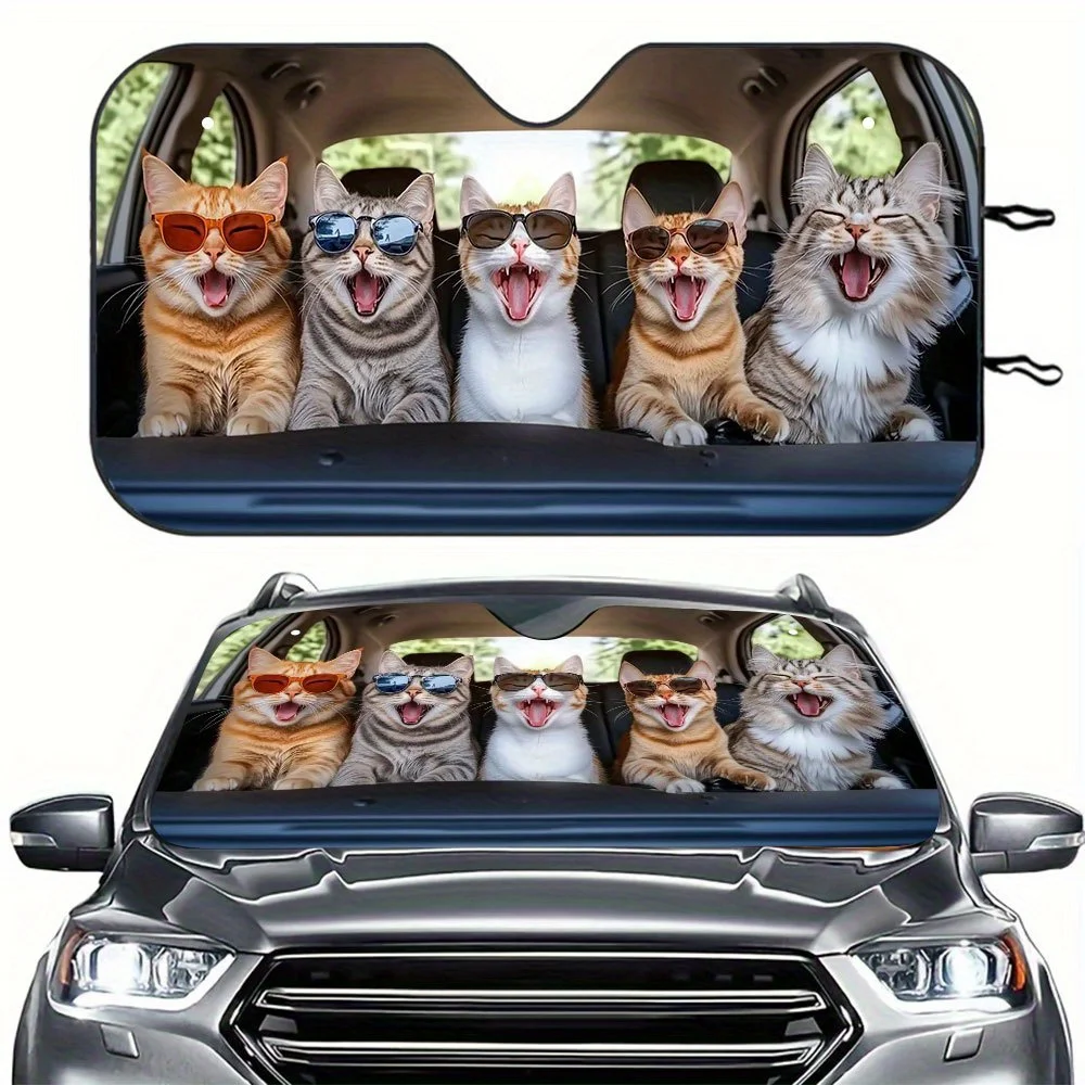 1pc 57" x 27.5" Windshield Sunshade - UV Protection, Cool Interior for RV & SUV, Easy Installation with 2 Suction Cups, Vibrant
1pc 57" x 27.5" Windshield Sunshade - UV Protection, Cool Interior for RV & SUV, Easy Installation with 2 Suction Cups, Vibrant