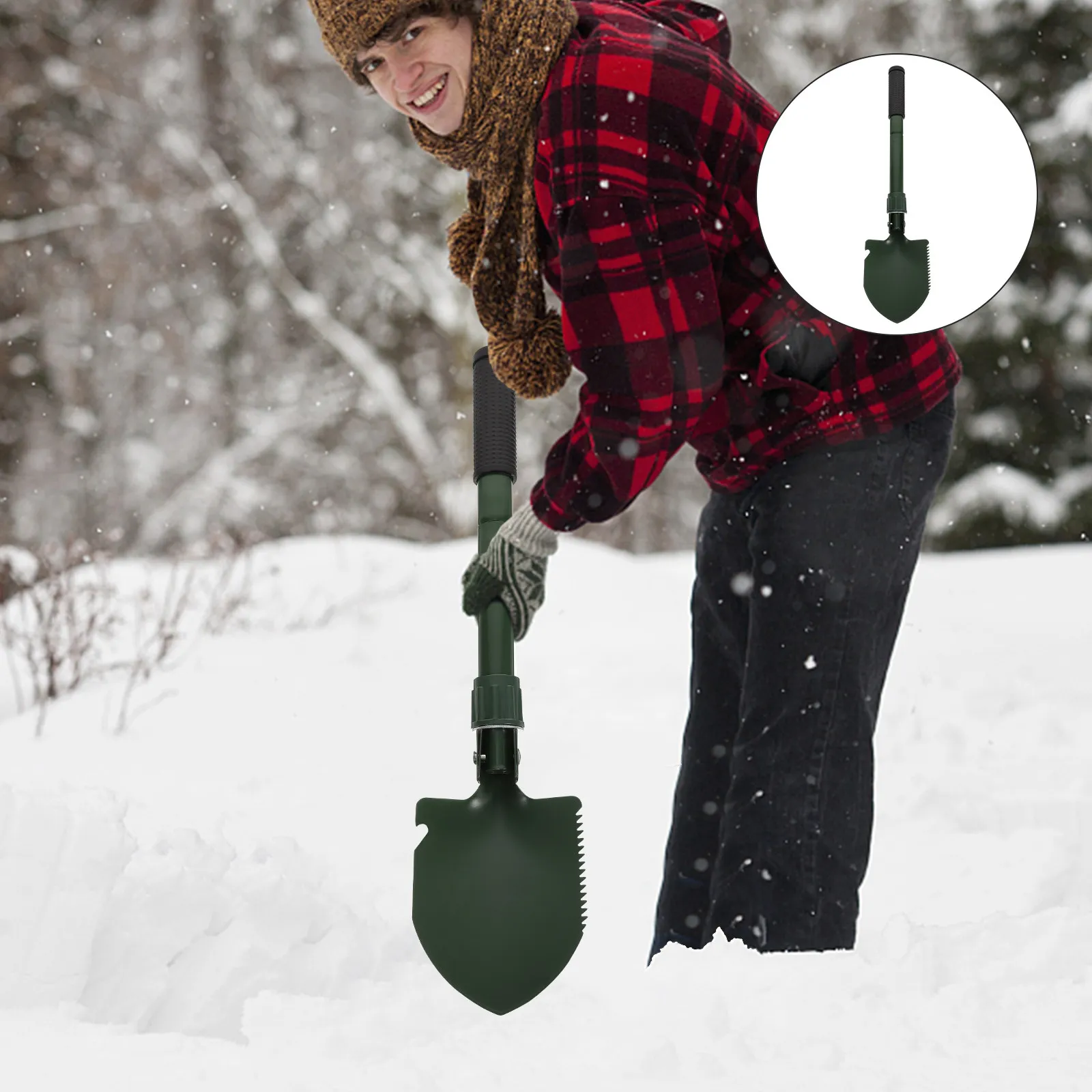 1Set Premium Stainless Steel Folding Shovel Ergonomic Anti-Slip Handle Multi-Use Snow Soil Sand Removal Outdoor Disaster
1Set Premium Stainless Steel Folding Shovel Ergonomic Anti-Slip Handle Multi-Use Snow Soil Sand Removal Outdoor Disaster