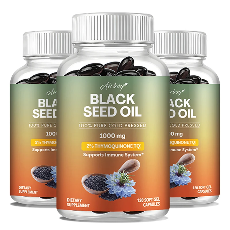 Black Seed Oil Capsules - Supports Hair, Skin, Joints, Digestive Health, Antioxidant - Non-GMO Gluten Free
Black Seed Oil Capsules - Supports Hair, Skin, Joints, Digestive Health, Antioxidant - Non-GMO Gluten Free
