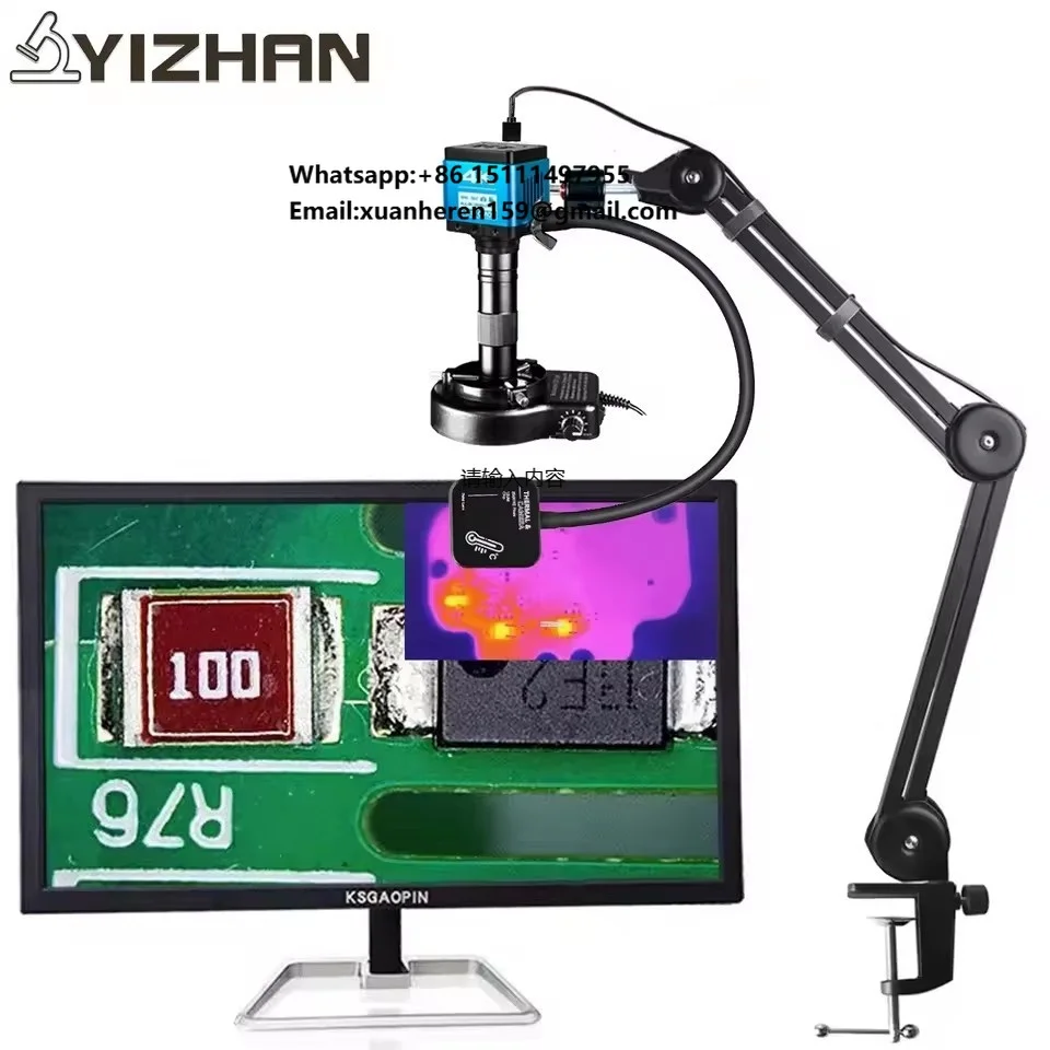 YIZHAN 4K Microscope Camera 300X Lens Thermal Imager Imaging 256*192 for PCB Phone Motherboard Electronic Repair USB/Type-C
YIZHAN 4K Microscope Camera 300X Lens Thermal Imager Imaging 256*192 for PCB Phone Motherboard Electronic Repair USB/Type-C