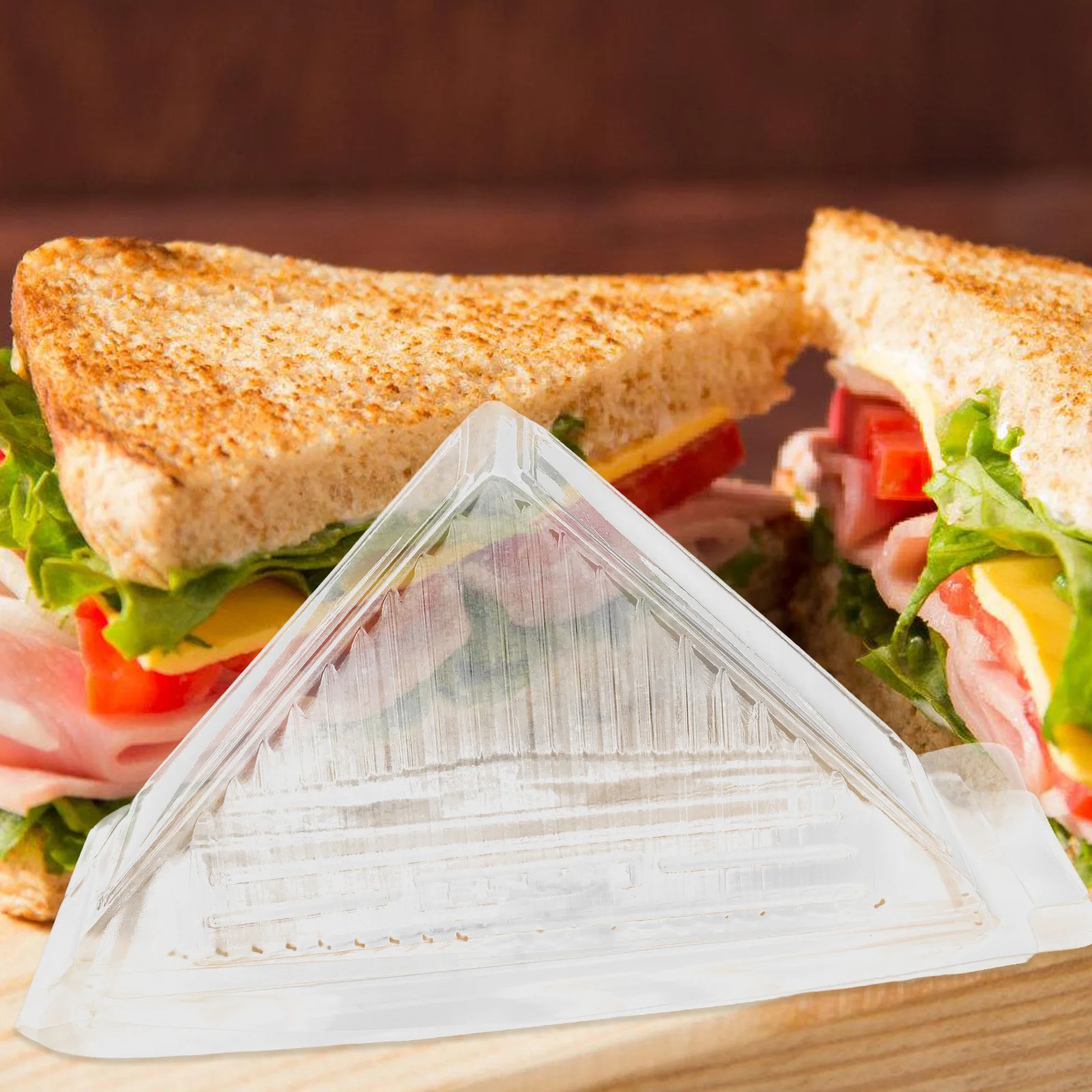 Disposable Sandwich Boxes Plastic Triangle Containers -friendly Party Supplies Cake Cookie Salad Wedge Box Food Storage
Disposable Sandwich Boxes Plastic Triangle Containers -friendly Party Supplies Cake Cookie Salad Wedge Box Food Storage
