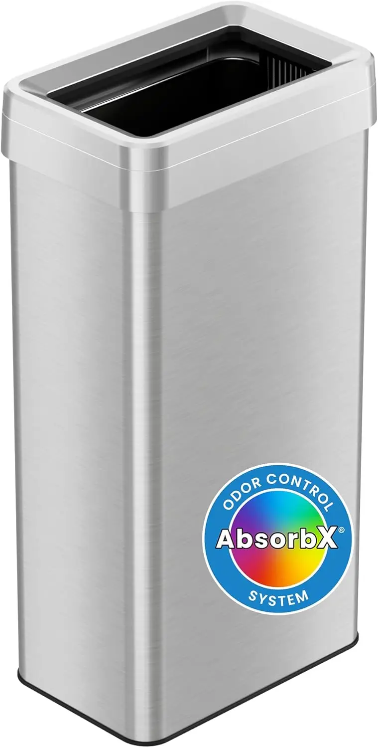 80 Liter / 21 Gallon Open Top Kitchen Trash Can and Recycling Bin, Rectangular Extra-Large Capacity Commercial Grade
80 Liter / 21 Gallon Open Top Kitchen Trash Can and Recycling Bin, Rectangular Extra-Large Capacity Commercial Grade