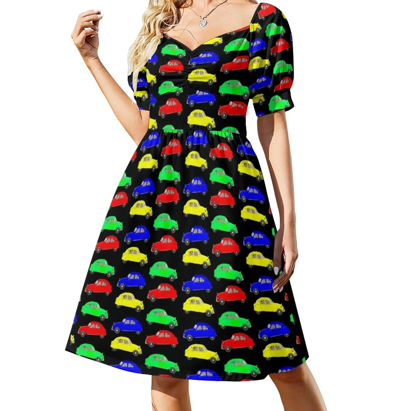 Colorful Citroen 2CVs Short-Sleeved Dress summer dress woman 2025 trendy luxury woman evening dress Summer women's clothing
Colorful Citroen 2CVs Short-Sleeved Dress summer dress woman 2025 trendy luxury woman evening dress Summer women's clothing