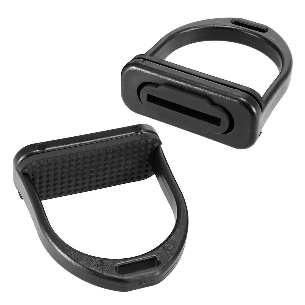 1Pair POM Western Horse Stirrups Engineering Plastics Black Nonslip Saddle with Non-Slip Rubber Pad High Strength
1Pair POM Western Horse Stirrups Engineering Plastics Black Nonslip Saddle with Non-Slip Rubber Pad High Strength