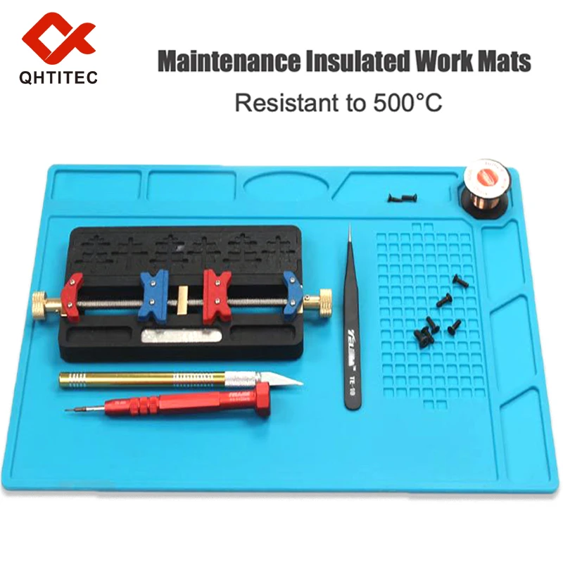 ESD Heat Insulation Working Mat Soldering Station Pad Laptop Watch Repair Mat Anti-Static Heat-resistant BGA Insulator Platform
ESD Heat Insulation Working Mat Soldering Station Pad Laptop Watch Repair Mat Anti-Static Heat-resistant BGA Insulator Platform