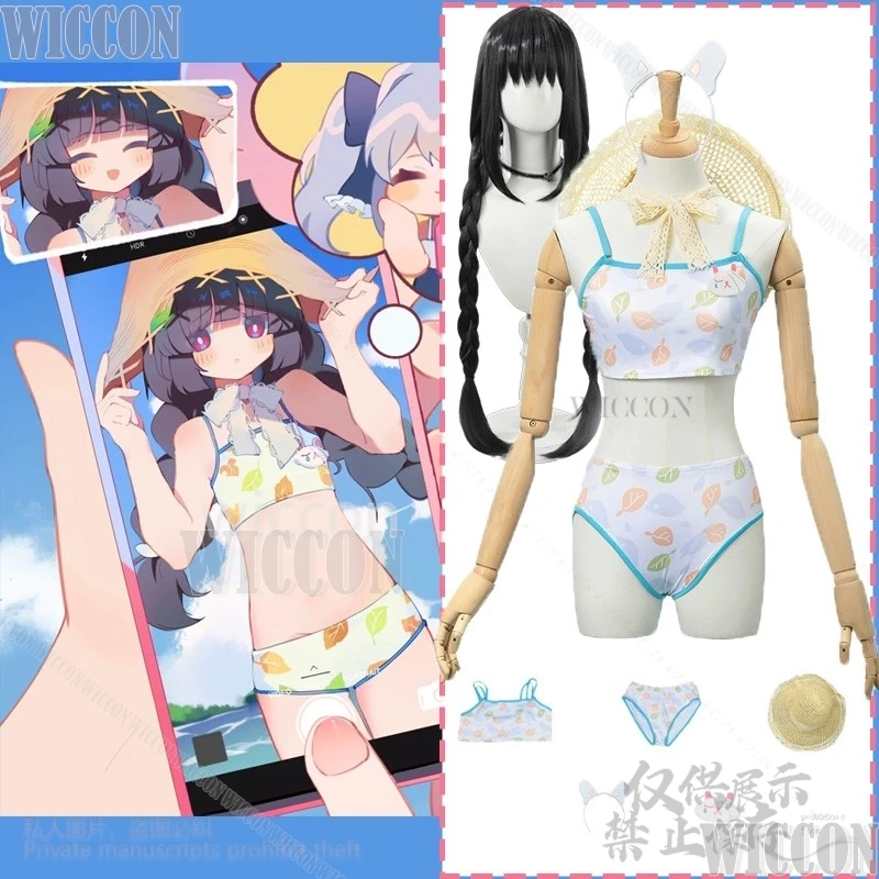 Костюм Game Blue Archive для косплея Kasumisawa Miyu, летняя форма для плавания, милая шляпа бикини, парик для девочек, женский наряд по индивидуальному заказу
Костюм Game Blue Archive для косплея Kasumisawa Miyu, летняя форма для плавания, милая шляпа бикини, парик для девочек, женский наряд по индивидуальному заказу