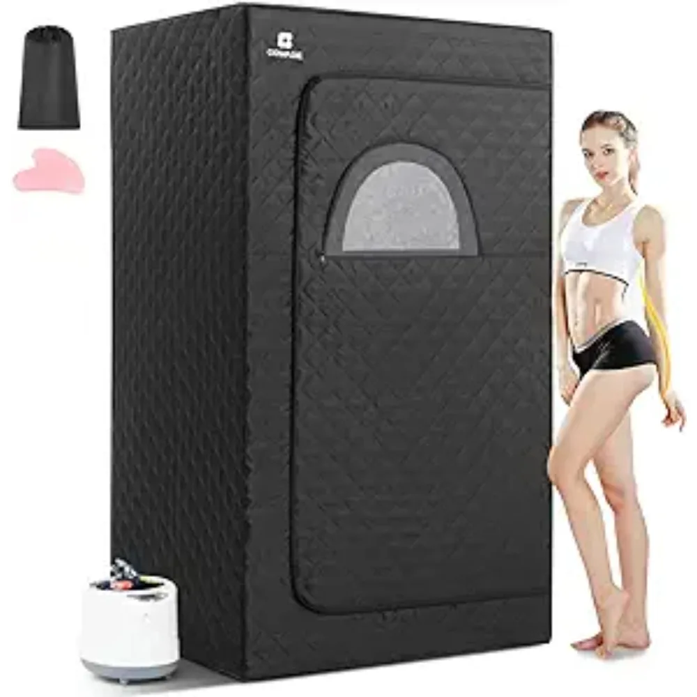 Full Size Personal Steam Room Sauna Box Kit with 2.6L 1000W Steam Generator(39.3'' x 31.5''x 67'') Freight free
Full Size Personal Steam Room Sauna Box Kit with 2.6L 1000W Steam Generator(39.3'' x 31.5''x 67'') Freight free