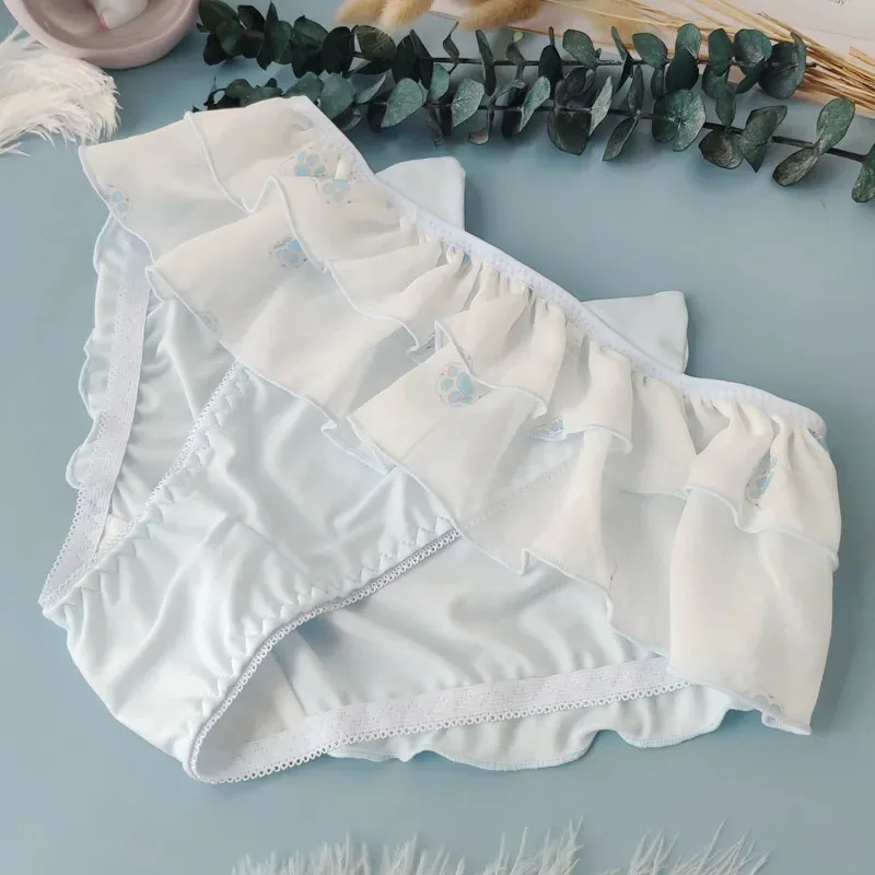 Sweety Cat Ears Japanese Girls Lingerie Kawai Lolita Milk Silk Smooth Cat Claw Skirt Edge Panties Sissy Cute Ruffle Briefs
Sweety Cat Ears Japanese Girls Lingerie Kawai Lolita Milk Silk Smooth Cat Claw Skirt Edge Panties Sissy Cute Ruffle Briefs