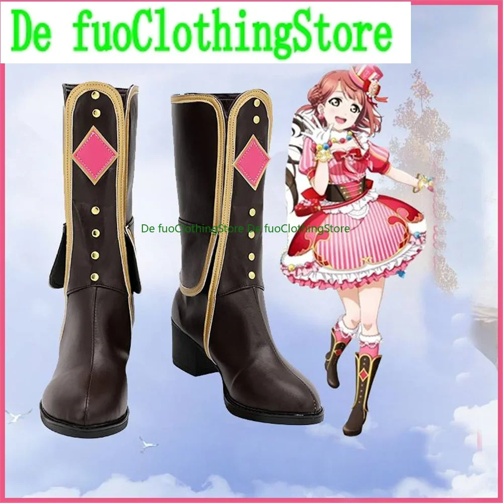 Love Live Lovelive Uehara Ayumu Ayupyon Обувь для косплея Сапоги Игра Аниме Хэллоуин DefuClothing Магазин обуви
Love Live Lovelive Uehara Ayumu Ayupyon Обувь для косплея Сапоги Игра Аниме Хэллоуин DefuClothing Магазин обуви