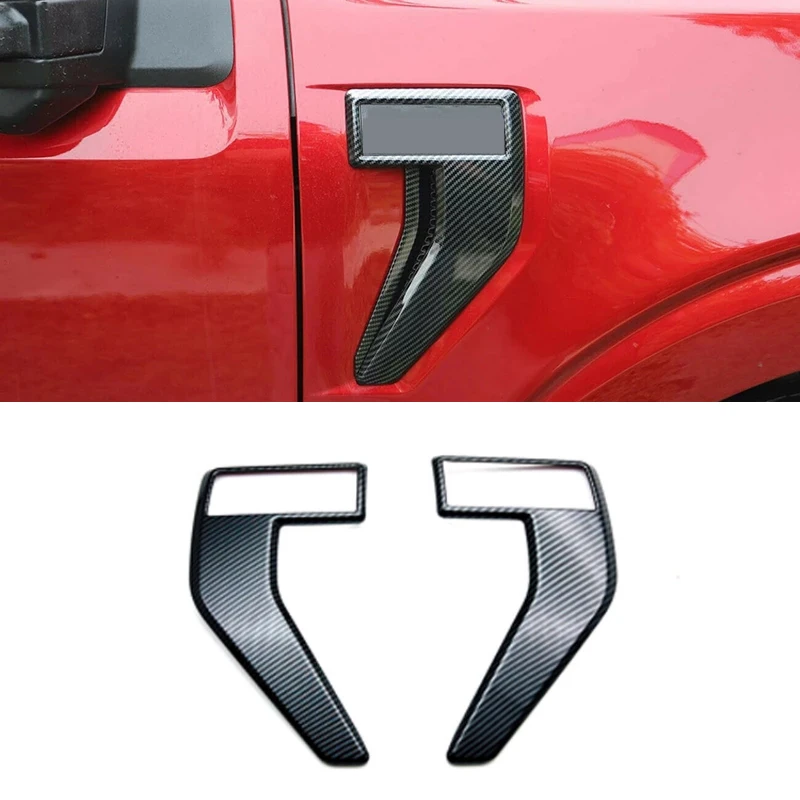 For Ford F150 F-150 2021 2022 ABS carbonfiber external Fender Side Air Vent Outlet Cover Trim Leaf flakes Sticker Car Styling
For Ford F150 F-150 2021 2022 ABS carbonfiber external Fender Side Air Vent Outlet Cover Trim Leaf flakes Sticker Car Styling