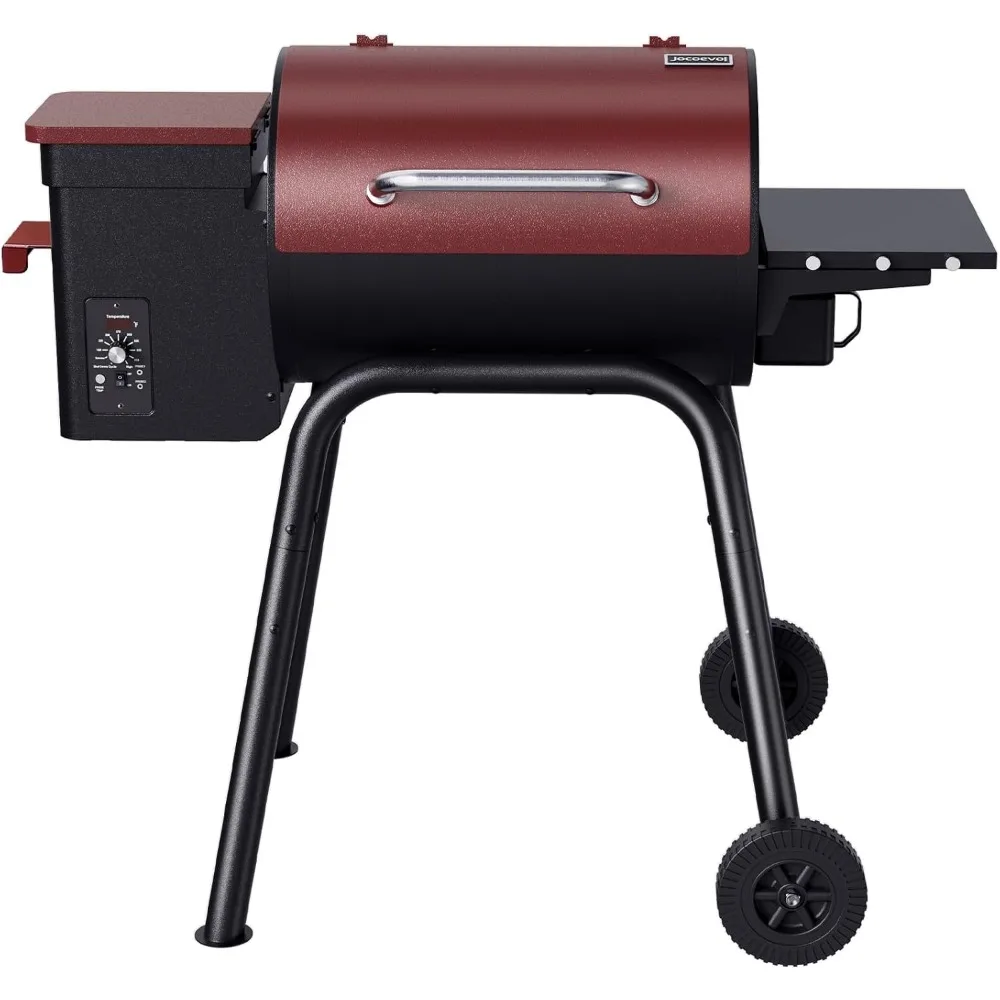 Outdoor Cooking Pellet Grill Smoker with 456 Square Inches Cooking Area, Automatic Feed System, and PID Temperature Control
Outdoor Cooking Pellet Grill Smoker with 456 Square Inches Cooking Area, Automatic Feed System, and PID Temperature Control