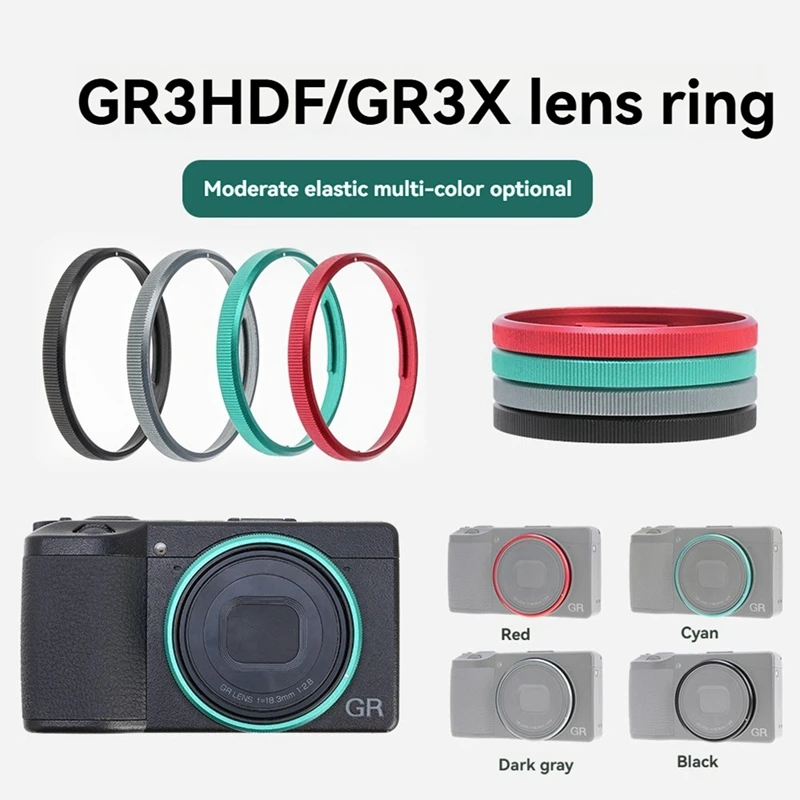 Кольцо объектива камеры для камеры Ricoh GR III GR3X/GR3 HDF, декоративное кольцо для объектива из алюминиевого сплава, крышка A
Кольцо объектива камеры для камеры Ricoh GR III GR3X/GR3 HDF, декоративное кольцо для объектива из алюминиевого сплава, крышка A