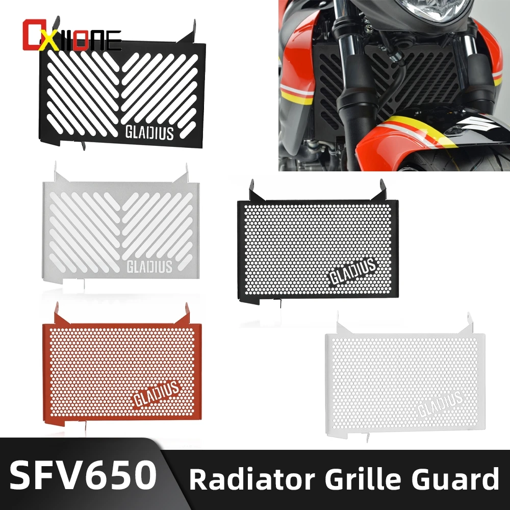 SFV 650 GLADIUS Motorcycle Accessories Radiator Grille Guard Grill Protection Aluminum Parts FOR SUZUKI SFV650 Gladius 2009-2016
SFV 650 GLADIUS Motorcycle Accessories Radiator Grille Guard Grill Protection Aluminum Parts FOR SUZUKI SFV650 Gladius 2009-2016