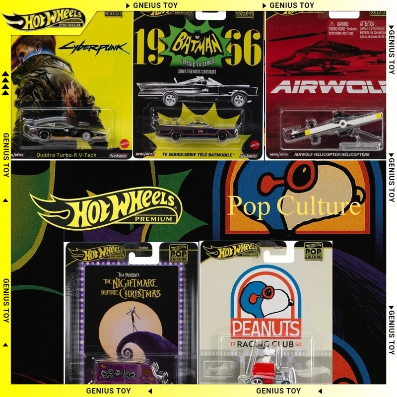 Hot Wheels Premium 2025 Поп-культура Cyberpunk QuadraTurbo Airwolf Citroen Batmobile TV Series 1:64 Коллекционный автомобиль из литого под давлением сплава
Hot Wheels Premium 2025 Поп-культура Cyberpunk QuadraTurbo Airwolf Citroen Batmobile TV Series 1:64 Коллекционный автомобиль из литого под давлением сплава