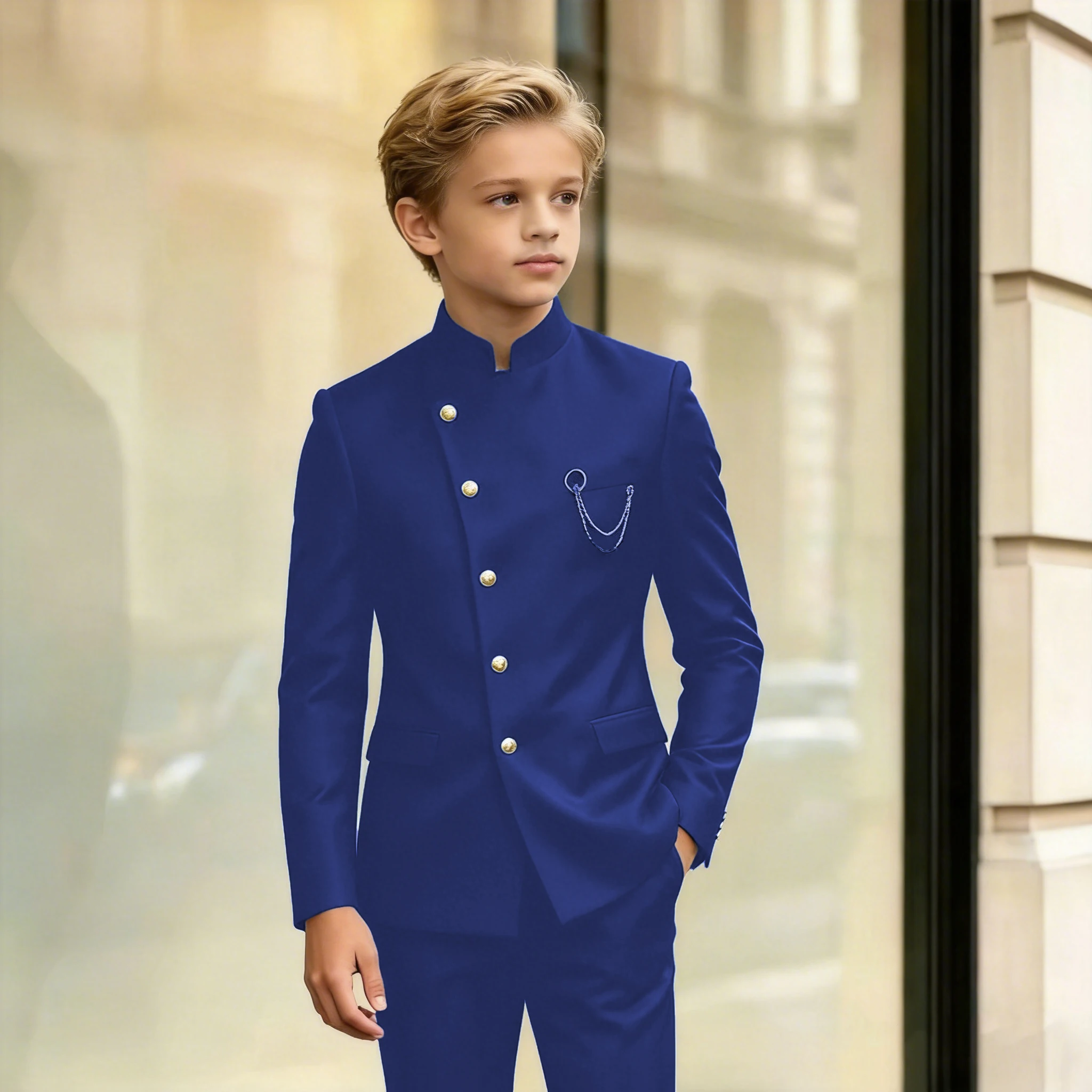 Indian Style Black Boy Suits Child 2 Pieces Dinner Tuxedos Little Kids Costume Wedding Party Prom Pants Birthday Wear Customized
Indian Style Black Boy Suits Child 2 Pieces Dinner Tuxedos Little Kids Costume Wedding Party Prom Pants Birthday Wear Customized