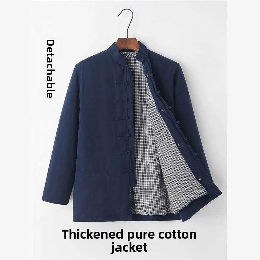 Съемный зимний джинт ручной работы из чистого хлопка Thiened для мужчин среднего возраста и лет, традиционный костюм Тан, длинный хлопок...
Съемный зимний джинт ручной работы из чистого хлопка Thiened для мужчин среднего возраста и лет, традиционный костюм Тан, длинный хлопок...