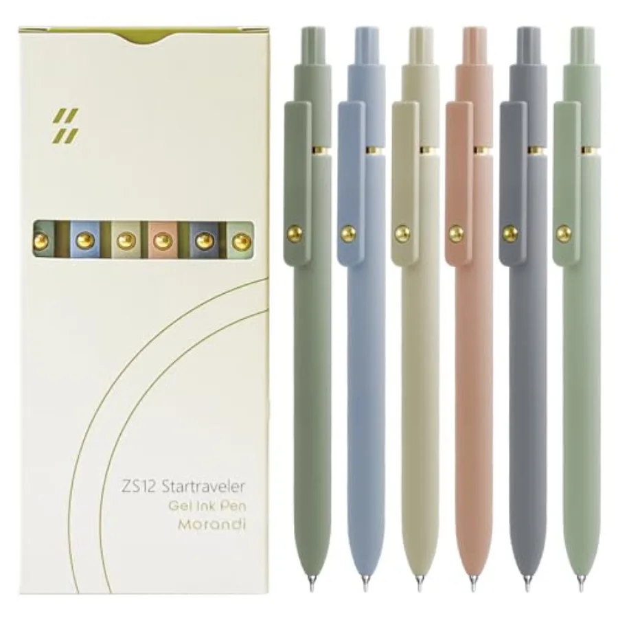 Gel Pens, Black Ink Pens for Women, 0.5mm Fine Point Smooth Writing Pens, High-End Series Retractable Pens for Journaling Note
Gel Pens, Black Ink Pens for Women, 0.5mm Fine Point Smooth Writing Pens, High-End Series Retractable Pens for Journaling Note