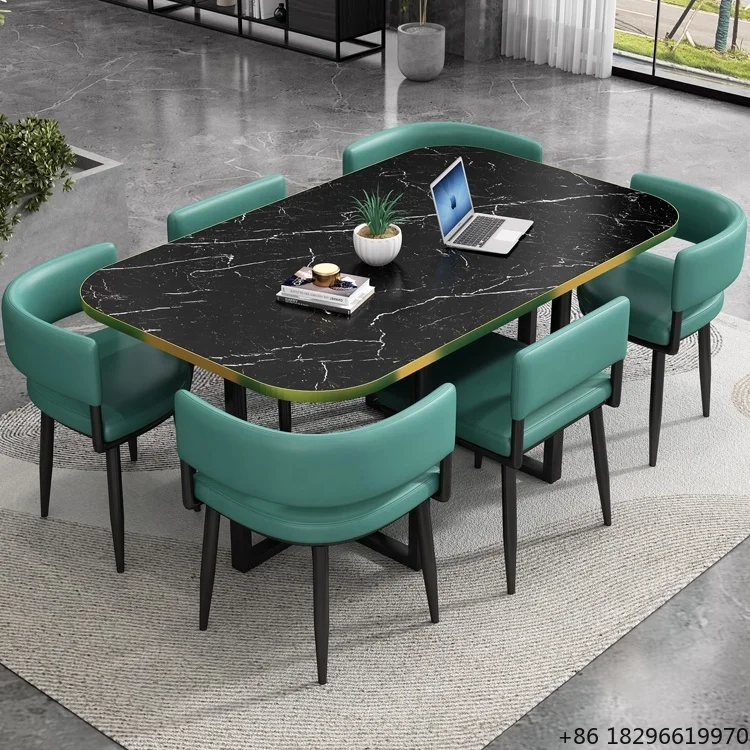 Modern Large Dining Table Set 6 Seater Coffee Shop Restaurant Furniture for Mall Hotel Dining Meeting Rooms Includes 1 Table 6
Modern Large Dining Table Set 6 Seater Coffee Shop Restaurant Furniture for Mall Hotel Dining Meeting Rooms Includes 1 Table 6