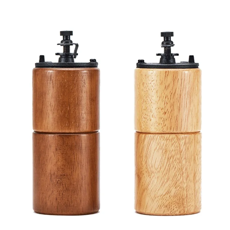 Портативная регулируемая винтажная ручная кофемолка из нержавеющей стали с жерновами небольшого размера для домашнего и наружного использования
Портативная регулируемая винтажная ручная кофемолка из нержавеющей стали с жерновами небольшого размера для домашнего и наружного использования