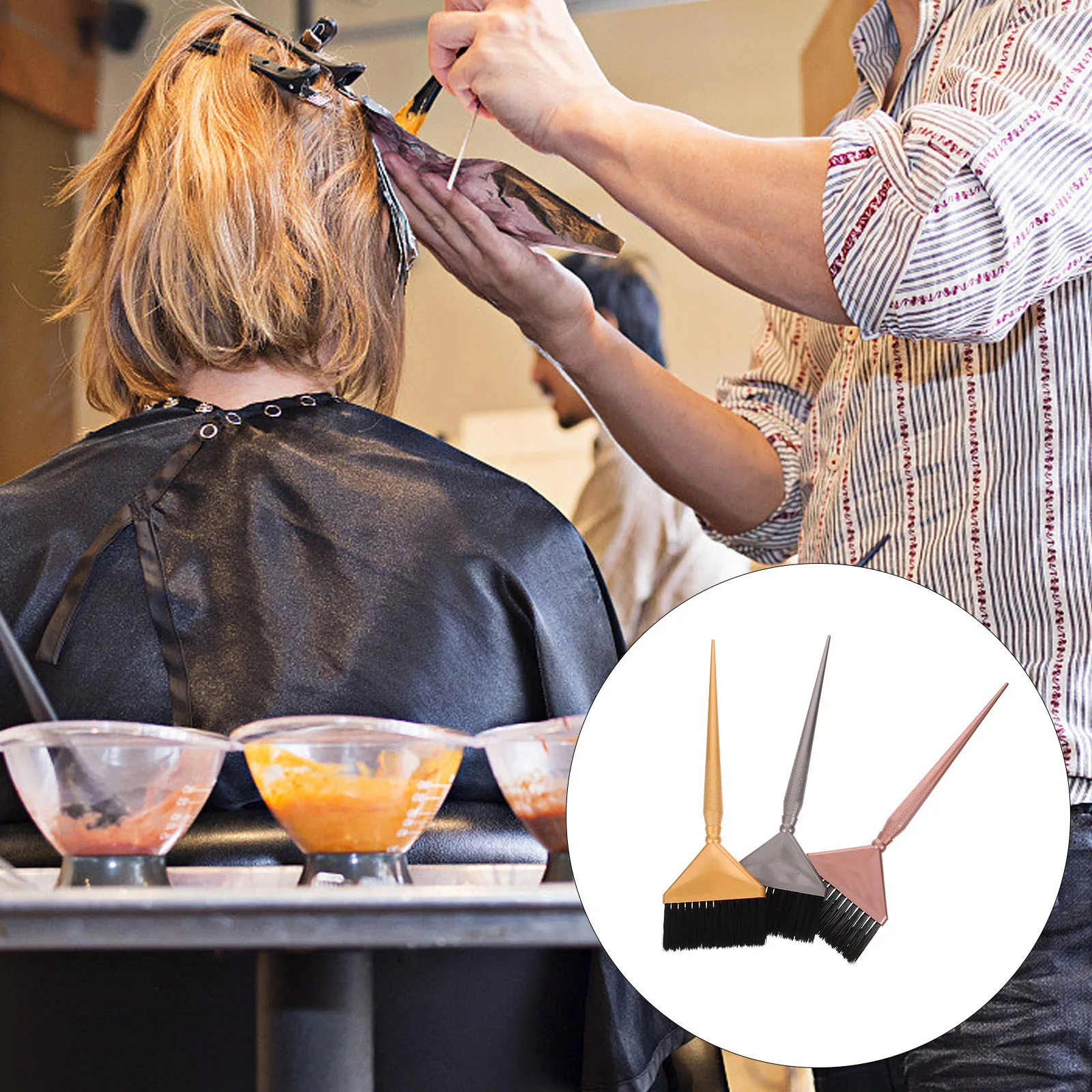 3 шт., набор кистей для окрашивания волос, пластиковые кисти для вьющихся цветов, профессиональное использование в салоне, гибкая ручка, мягкая щетина, даже распределение
3 шт., набор кистей для окрашивания волос, пластиковые кисти для вьющихся цветов, профессиональное использование в салоне, гибкая ручка, мягкая щетина, даже распределение