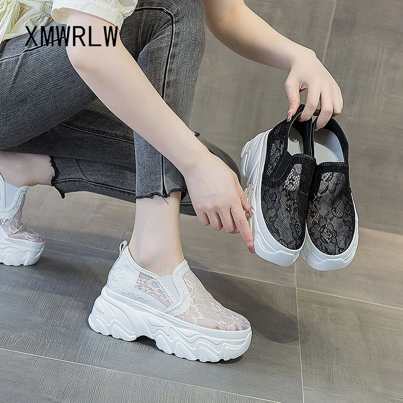 XMWRLW/2020 летняя женская обувь с дышащей сеткой, повседневные женские лоферы без шнуровки, летняя обувь, женская обувь на высоком каблуке на танкетке
XMWRLW/2020 летняя женская обувь с дышащей сеткой, повседневные женские лоферы без шнуровки, летняя обувь, женская обувь на высоком каблуке на танкетке