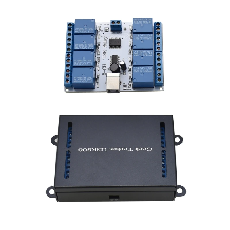 8-канальный USB-контроллер, плата управления, 12 В, печатная плата USB-модуля управления для электронных проектов
8-канальный USB-контроллер, плата управления, 12 В, печатная плата USB-модуля управления для электронных проектов