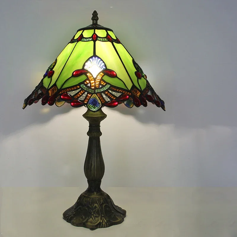VIOLET Tiffany Table Lamp LED Luxury Creativity Living Room Study Bedroom Bedside Lamp Villa Hotel Color Glass Desk Light
VIOLET Tiffany Table Lamp LED Luxury Creativity Living Room Study Bedroom Bedside Lamp Villa Hotel Color Glass Desk Light