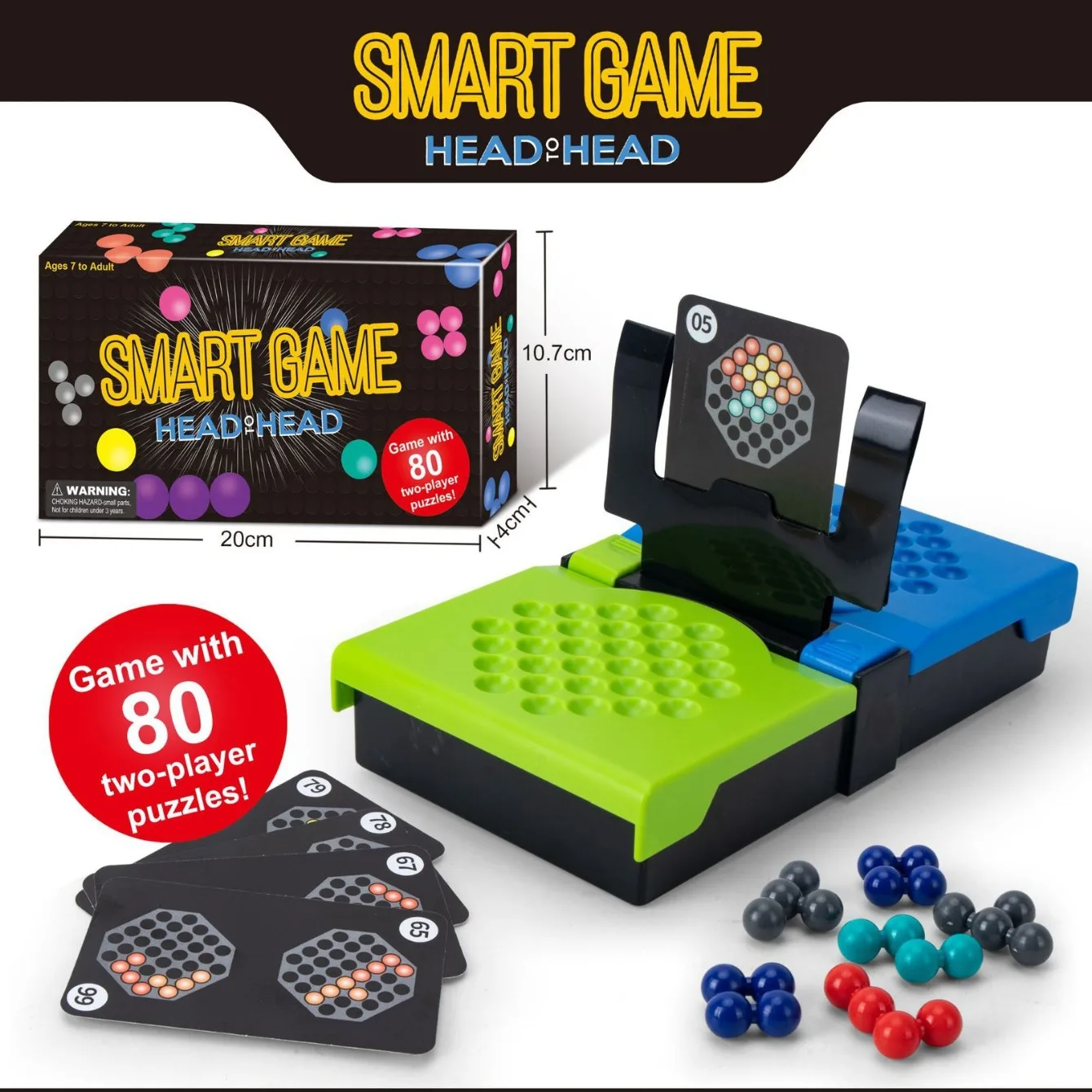 Smart Logic Thinking Training Big Battle Mini Magic Bead Parent Child Interactive Board Game Puzzle Brain Teaser Game Toy Gift
Smart Logic Thinking Training Big Battle Mini Magic Bead Parent Child Interactive Board Game Puzzle Brain Teaser Game Toy Gift