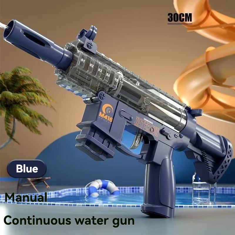 M416 manual continuous water gun, large capacity folding water play toy, children's water spray gun, outdoor summer water play t
M416 manual continuous water gun, large capacity folding water play toy, children's water spray gun, outdoor summer water play t