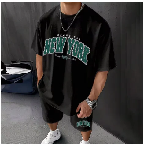 Мужской костюм, уличные шорты с принтом, комплект из 2 предметов, хлопковый комплект из двух предметов с принтом, футболка с круглым вырезом, модная мужская футболка
Мужской костюм, уличные шорты с принтом, комплект из 2 предметов, хлопковый комплект из двух предметов с принтом, футболка с круглым вырезом, модная мужская футболка