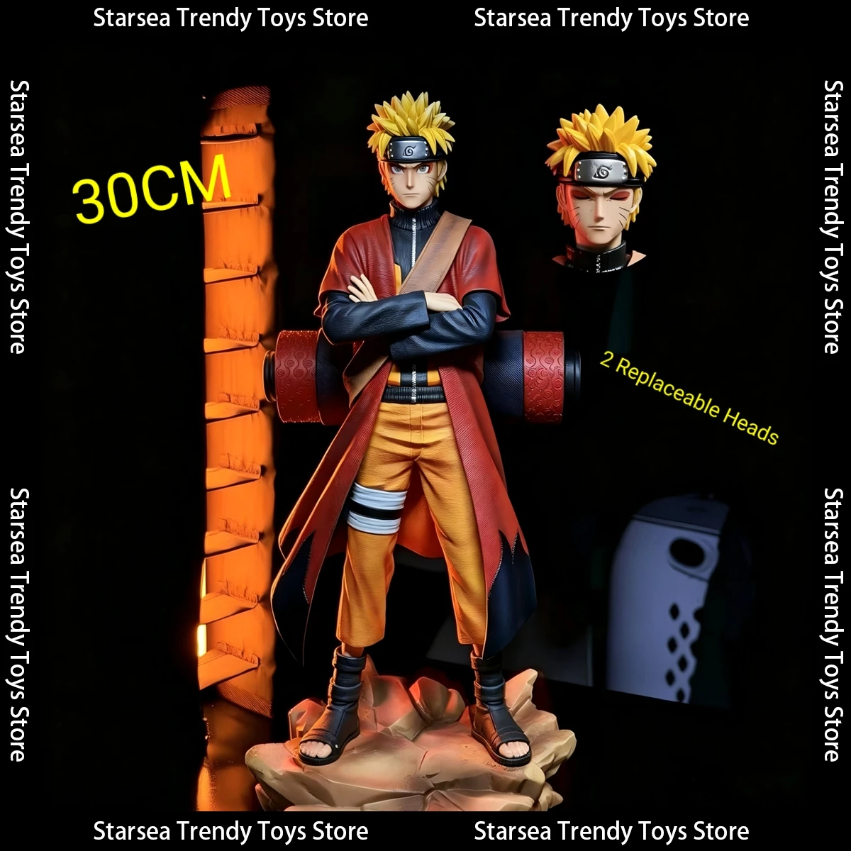 Anime Uzumaki Naruto Naruto Shippuden Interchangeable Head PVC Collectible Model 30cm 11.9 Inch Toy Kids Gift
Anime Uzumaki Naruto Naruto Shippuden Interchangeable Head PVC Collectible Model 30cm 11.9 Inch Toy Kids Gift