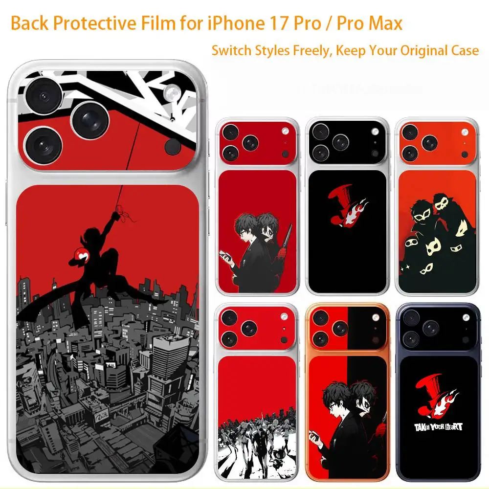 Game P-Persona 5 Premium Skin Wrap for iPhone 17 Pro/Max, Back Frame Camera Protective Decal (Not Case)
Game P-Persona 5 Premium Skin Wrap for iPhone 17 Pro/Max, Back Frame Camera Protective Decal (Not Case)