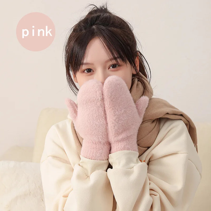 Men Women's Warm Knitted Gloves Winter Thickened Mittens Stretch Imitation Wool Full Finger Gloves Driving Cycling Gloves
Men Women's Warm Knitted Gloves Winter Thickened Mittens Stretch Imitation Wool Full Finger Gloves Driving Cycling Gloves