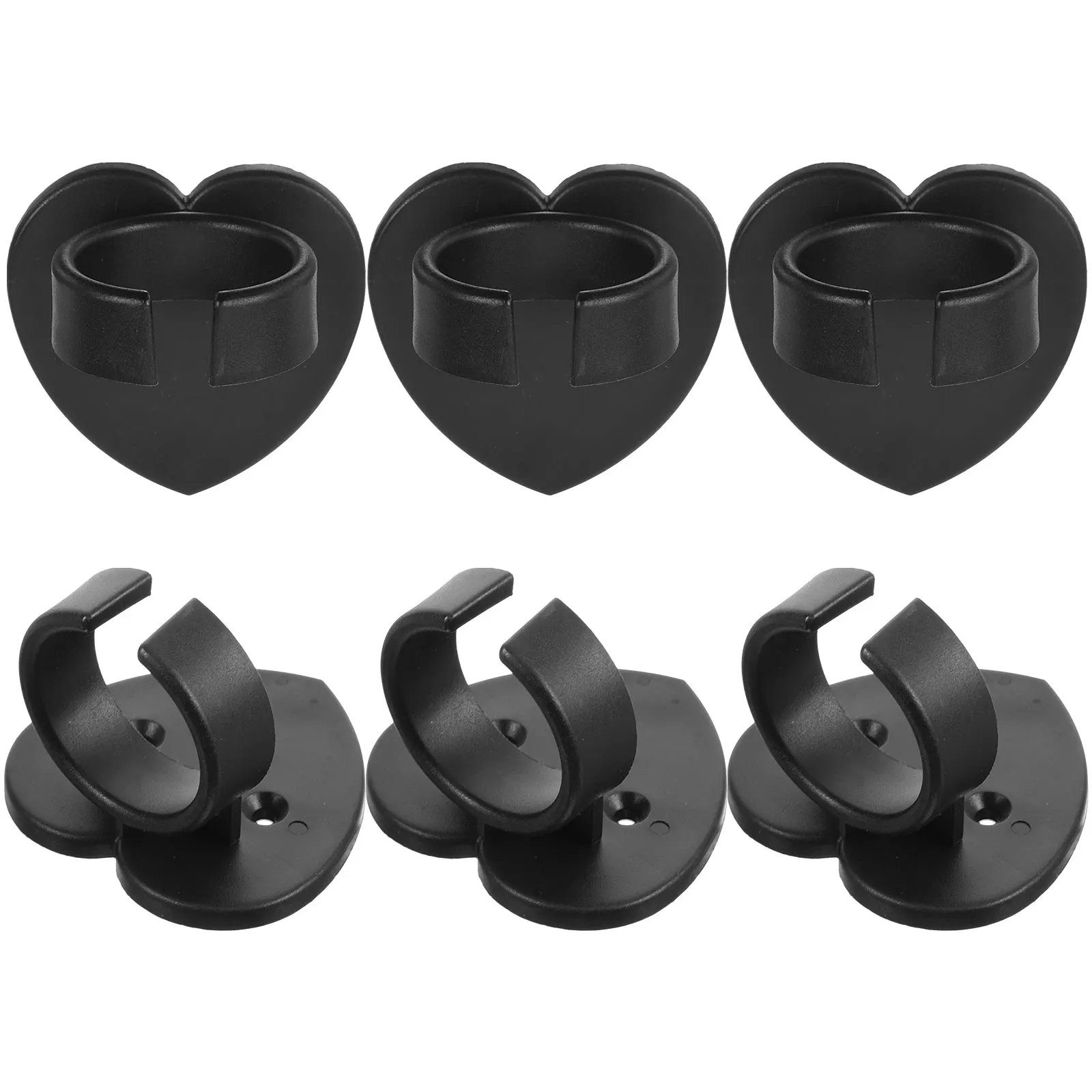 6 Pcs Microphone Holder Clip Mic Accessories Wall Mount Bracket Heart Shaped Fixing Clamp Roll Ring KTV Supplies
6 Pcs Microphone Holder Clip Mic Accessories Wall Mount Bracket Heart Shaped Fixing Clamp Roll Ring KTV Supplies