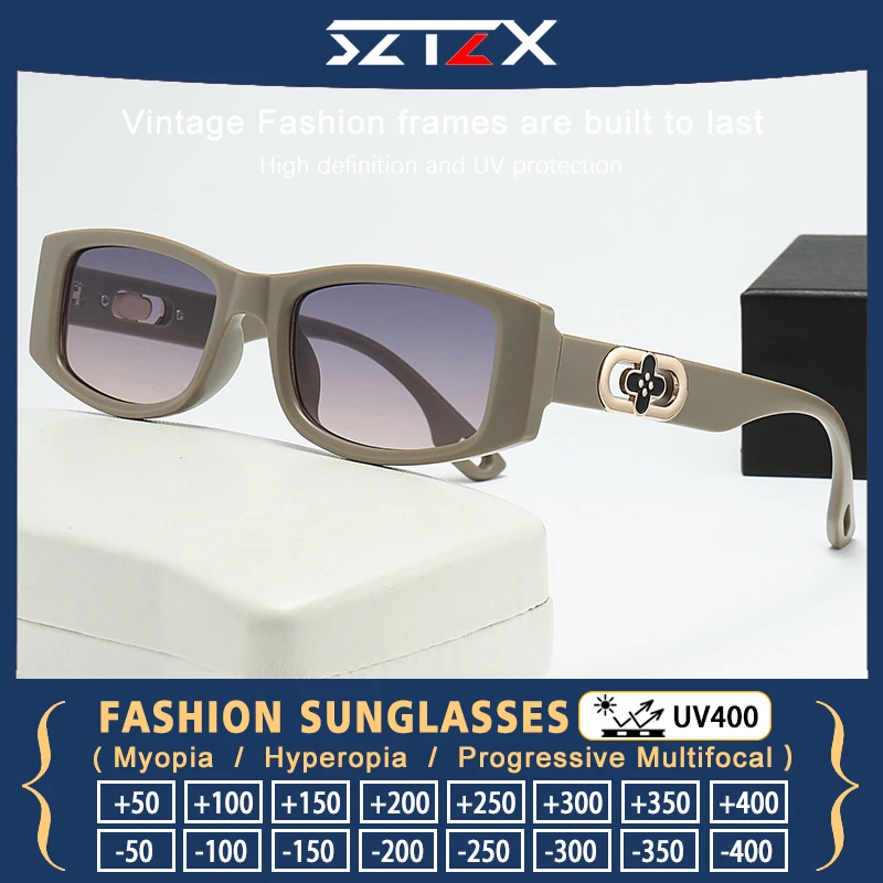 SZTZX Fashion Geometric Polarized Prescription Gradient Sunglasses Women Driving Myopia Glasses Retro Travel Reading Sun Glasses
SZTZX Fashion Geometric Polarized Prescription Gradient Sunglasses Women Driving Myopia Glasses Retro Travel Reading Sun Glasses