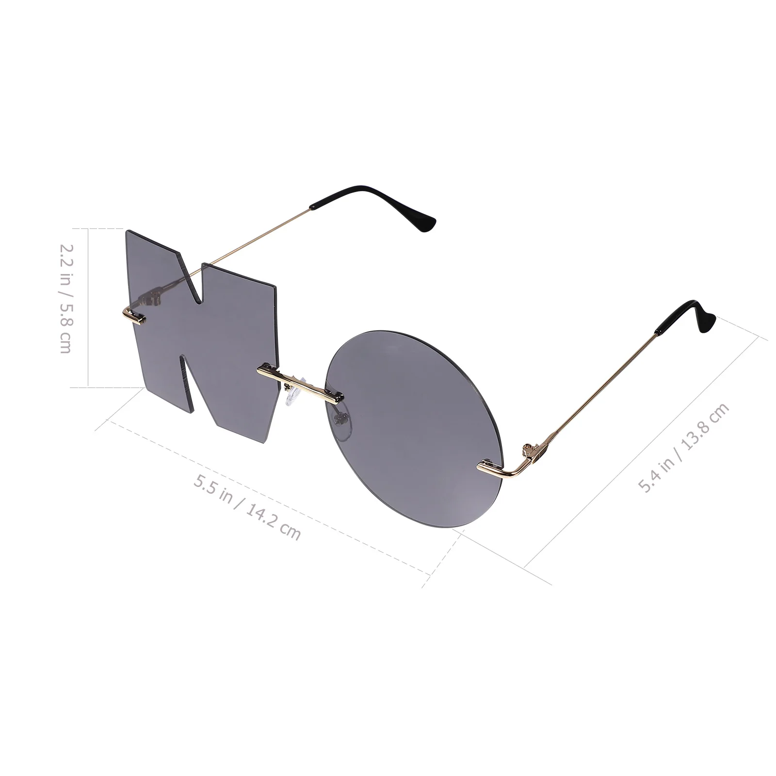 Golden Frame Grey Lens Sunglasses for Party Photo Stylish Accessories Trendy Design Chic Glasses Personalized Letter
Golden Frame Grey Lens Sunglasses for Party Photo Stylish Accessories Trendy Design Chic Glasses Personalized Letter