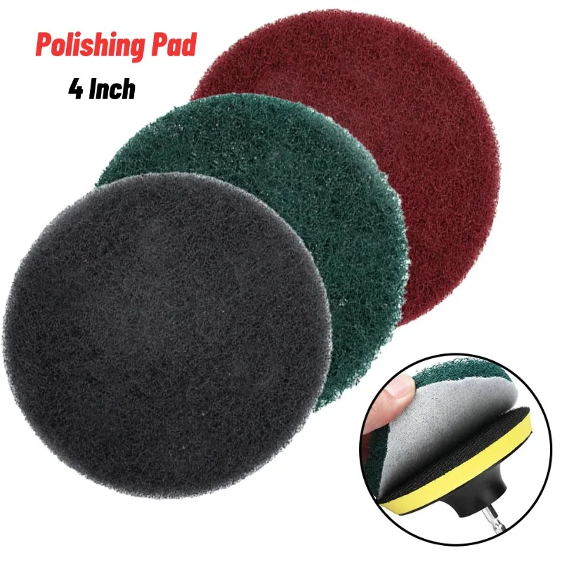 4 Inch Cleaning Cloth Industrial Scouring Pads Nylon Polishing Buffing Abrasive Tool Scouring Pad For Metal Polishing Scrubber
4 Inch Cleaning Cloth Industrial Scouring Pads Nylon Polishing Buffing Abrasive Tool Scouring Pad For Metal Polishing Scrubber