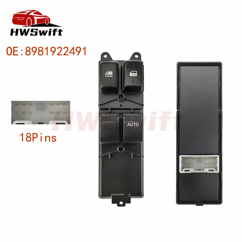 RHD Power Master Window Switch for Isuzu D-Max 2-Door 2011 2012 2013 2014 2015 2016 2017 2018 2019 2020 Ute 8981922491 100026502
RHD Power Master Window Switch for Isuzu D-Max 2-Door 2011 2012 2013 2014 2015 2016 2017 2018 2019 2020 Ute 8981922491 100026502
