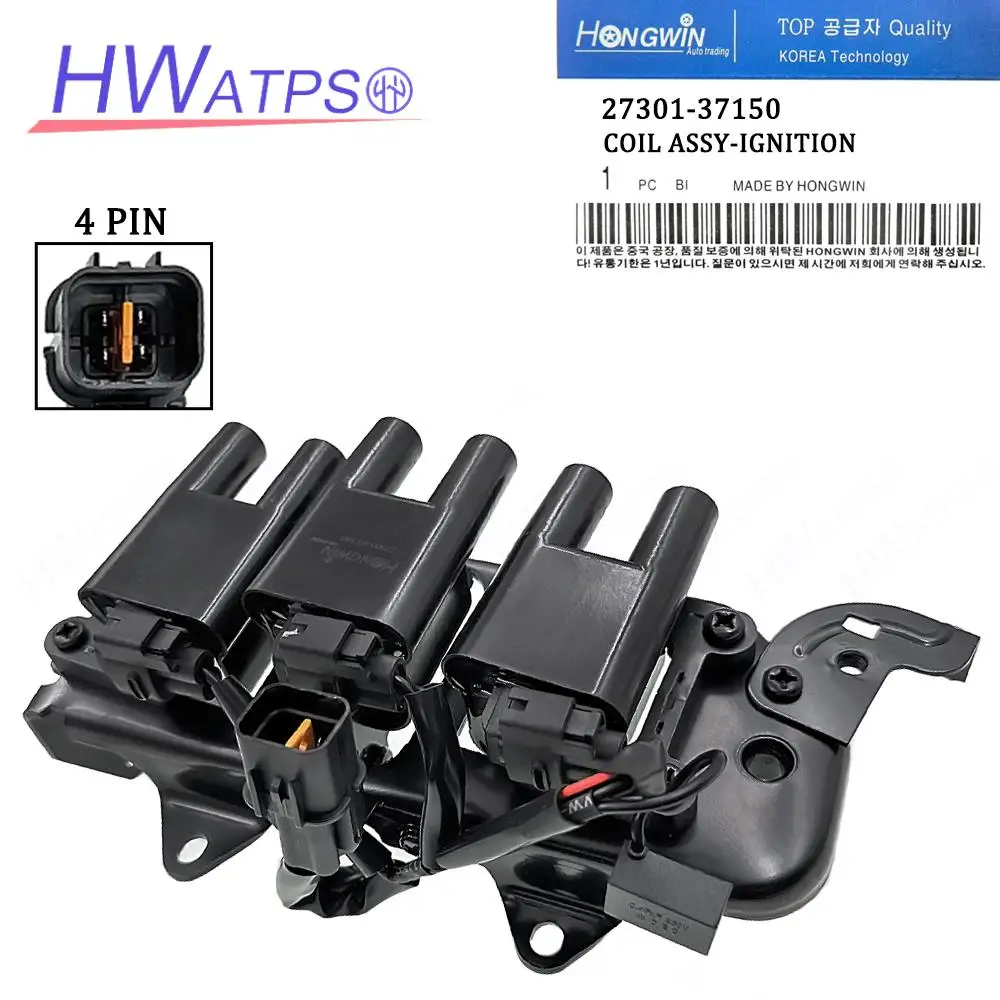 Ignition Coil Pack 27301 37150 For Hyundai Tucson Kia Sportage 2.7L V6 G6BA 2005-2010 UF-498 27301-37150 2505-306175 UF498 C1501
Ignition Coil Pack 27301 37150 For Hyundai Tucson Kia Sportage 2.7L V6 G6BA 2005-2010 UF-498 27301-37150 2505-306175 UF498 C1501