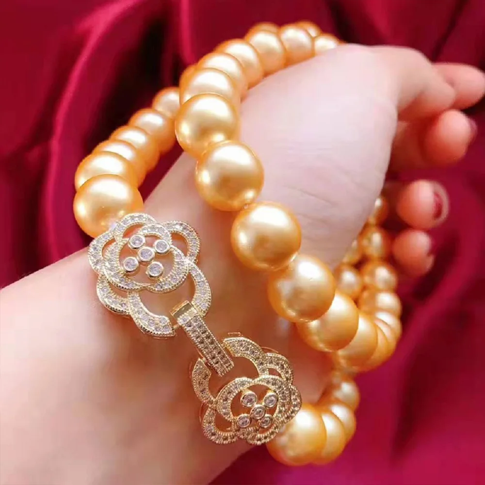 New Pearl Necklace AAAA 9-10mm Natural South Sea Round Pearl Necklace 925s 16/18/20/22/24 inch
New Pearl Necklace AAAA 9-10mm Natural South Sea Round Pearl Necklace 925s 16/18/20/22/24 inch