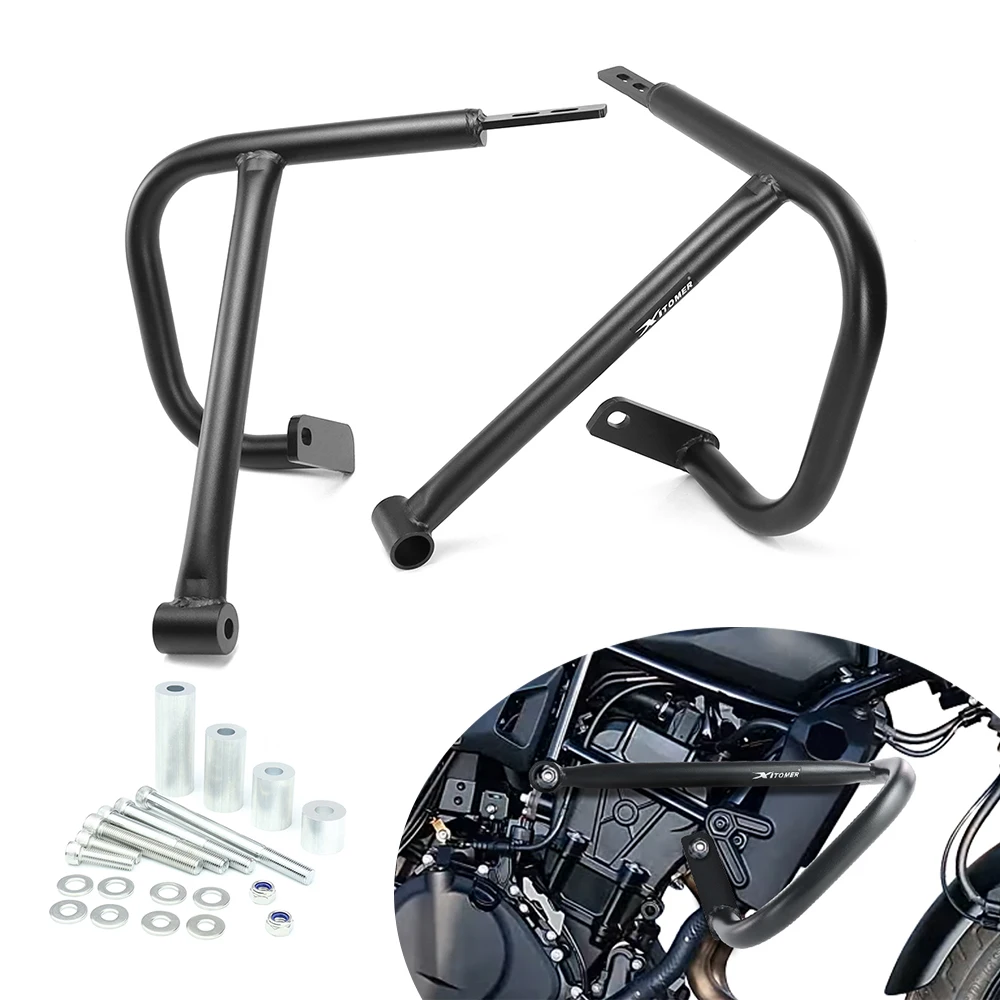 For Kawasaki Eliminator 500 450 2024-2025 Motorcycle Crash Bars Frame Protector Guard Engine Crash Bar Bumper Anti Fall Protect
For Kawasaki Eliminator 500 450 2024-2025 Motorcycle Crash Bars Frame Protector Guard Engine Crash Bar Bumper Anti Fall Protect